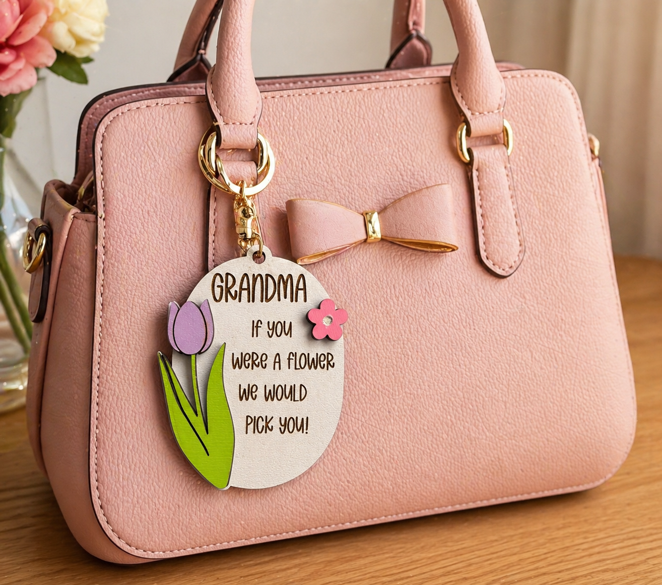 Mama, Grama, Grams Keychain/Bag Charm