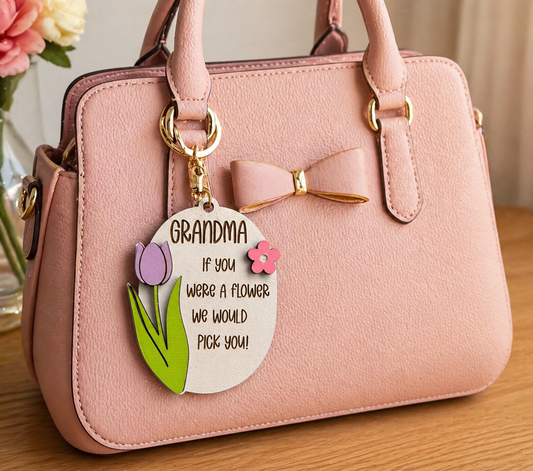 Mama, Grama, Grams Keychain/Bag Charm