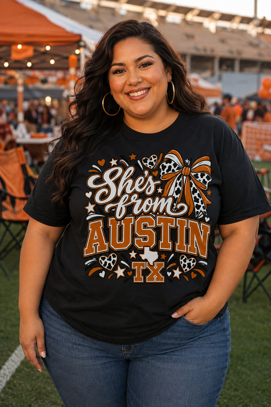 She’s From Austin Tx DTF Transfer
